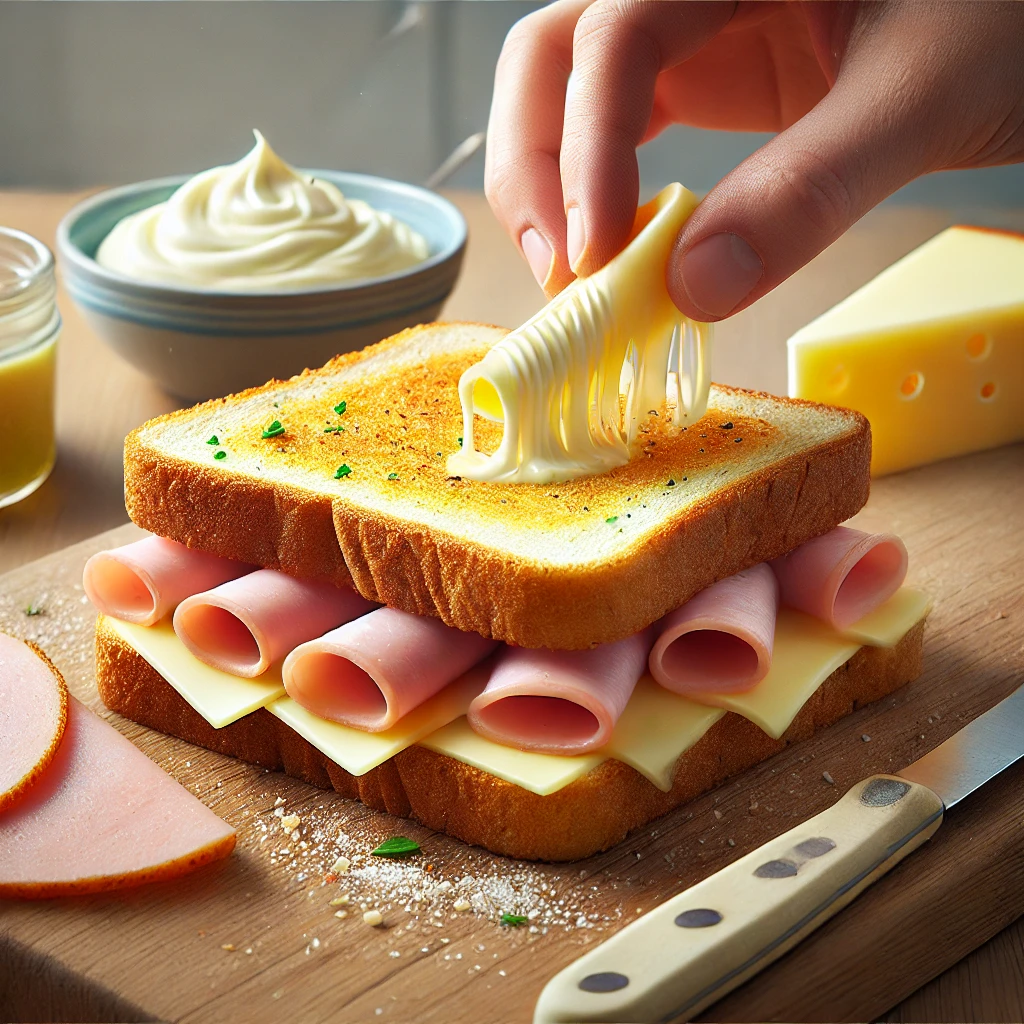 Superposer le Croque-Monsieur